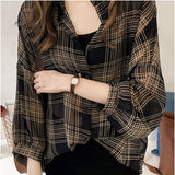 シアーシャツ チェック 通販 シアーブラウス シアー ブラウス 長袖シャツ レディース トップス シースルーシャツ シャツ チェック柄 薄手 透け感 羽織り 春夏秋 冷房対策 カジュアル