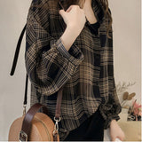 シアーシャツ チェック 通販 シアーブラウス シアー ブラウス 長袖シャツ レディース トップス シースルーシャツ シャツ チェック柄 薄手 透け感 羽織り 春夏秋 冷房対策 カジュアル