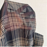 シアーシャツ チェック 通販 シアーブラウス シアー ブラウス 長袖シャツ レディース トップス シースルーシャツ シャツ チェック柄 薄手 透け感 羽織り 春夏秋 冷房対策 カジュアル