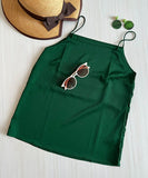 キャミソール カップなし 通販 サテン キャミ サテンキャミ さらさら 透けにくい レディース トップス インナー 大人 かわいい きれいめ 上品 シンプル 無地 おしゃれ 可愛い 女性