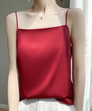 キャミソール カップなし 通販 サテン キャミ サテンキャミ さらさら 透けにくい レディース トップス インナー 大人 かわいい きれいめ 上品 シンプル 無地 おしゃれ 可愛い 女性