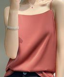 キャミソール カップなし 通販 サテン キャミ サテンキャミ さらさら 透けにくい レディース トップス インナー 大人 かわいい きれいめ 上品 シンプル 無地 おしゃれ 可愛い 女性