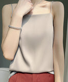 キャミソール カップなし 通販 サテン キャミ サテンキャミ さらさら 透けにくい レディース トップス インナー 大人 かわいい きれいめ 上品 シンプル 無地 おしゃれ 可愛い 女性