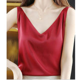 キャミソール カップなし 通販 キャミタンク サテンキャミ さらさら レディース トップス インナー 大人 かわいい きれいめ 上品 シンプル 無地 オフィスカジュアル おしゃれ 可愛い 女性
