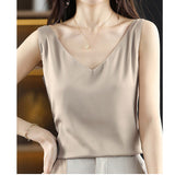 キャミソール カップなし 通販 キャミタンク サテンキャミ さらさら レディース トップス インナー 大人 かわいい きれいめ 上品 シンプル 無地 オフィスカジュアル おしゃれ 可愛い 女性