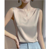 キャミソール カップなし 通販 キャミタンク サテンキャミ さらさら レディース トップス インナー 大人 かわいい きれいめ 上品 シンプル 無地 オフィスカジュアル おしゃれ 可愛い 女性