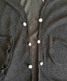 カーディガン レディース ショート丈 通販 シアーカーディガン ボレロ ショートカーディガン カーデガン 羽織もの はおりもの 薄手 長袖 フレアスリーブ トップス 大人 かわいい おしゃれ