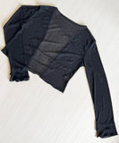 カーディガン レディース ショート丈 通販 シアーカーディガン ボレロ ショートカーディガン カーデガン 羽織もの はおりもの 薄手 長袖 フレアスリーブ トップス 大人 かわいい おしゃれ