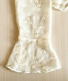 カーディガン レディース ショート丈 通販 シアーカーディガン ボレロ ショートカーディガン カーデガン 羽織もの はおりもの 薄手 長袖 小花柄 フリル トップス 大人 かわいい おしゃれ