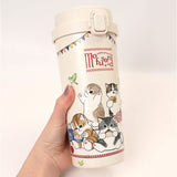 ワンプッシュタンブラー 480ml 通販 ステンレス タンブラー 保温 保冷 水筒 おしゃれ キャラクター 直飲み 大人 キッズ マイボトル ドリンクボトル 持ち歩き 持ち運び レジャー