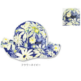 コネクトエム 帽子 キッズ 折りたたみ 通販 折り畳み キッズ あごゴム UVカット 紫外線対策 紫外線カット 子供 子ども こども 幼稚園 保育園 小学生 ドット 日本製 小学校 ガールズ