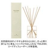 リードディフューザー フレグランス 通販 ディフューザー ルームフレグランス 香り ガラス 入れ物付き ガラス容器 天然香料 天然 香料 TOLEWA トレワ フランス製 ギフト 贈り物 モダン