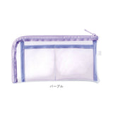 ポーチ アクスタポーチ クリア 通販 アクスタケース 缶バッチ アクスタ トレカ 推し活 推しカラー 推し活グッズ クリアポーチ ペンケース 透明 推し色 小物ポーチ メンバーカラー