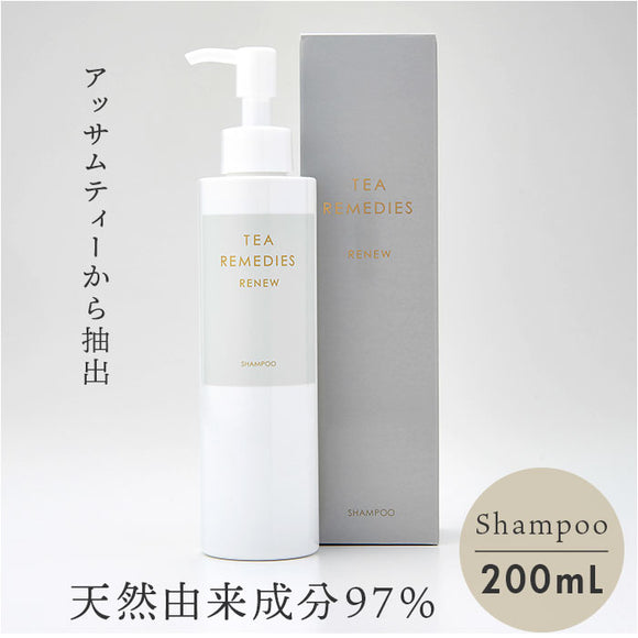 エイジングケアシャンプー 通販 エイジングケア シャンプー TEA REMEDIES RENEW ティーレメディーズ リニュー 200ｍL アミノ酸系 ダメージケア キューティクル 天然成分 紅茶エキス