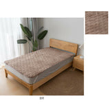 敷きパッド シングル フランネル 通販 敷パット ベッドパッド 敷き毛布 厚手 あたたかい 暖かい あったか 保温 蓄熱 軽量 軽い 暖か ふわふわ フワフワ ふんわり マイクロファイバー