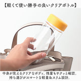 クリアボトル500ml 通販 クリアボトル ウォーターボトル ウォーター ボトル 透明 水筒 500ml 透明ボトル マイボトル 推しカラー スリムクリアボトル TS-1181 プラスチック 無地 シンプル