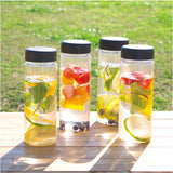 クリアボトル500ml 通販 クリアボトル ウォーターボトル ウォーター ボトル 透明 水筒 500ml 透明ボトル マイボトル 推しカラー スリムクリアボトル TS-1181 プラスチック 無地 シンプル