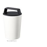 タンブラー 蓋付き ステンレス 通販 サーモタンブラー ステンレスタンブラー 持ち運び 保温 保冷 コンビニコーヒー ホルダー カフェオレ ハンドルサーモステンレスタンブラー 320ml