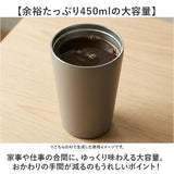 ステンレスサーモタンブラー 通販 タンブラー 蓋付き ステンレスタンブラー 450ml ドリンクホルダー コンビニコーヒー ホルダー トレードワークス ステンレス 保冷保温 ふた付き フタ付き