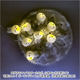 ガーランドライト ライト ミッフィー 通販 間接照明 イルミネーション 照明 電飾 飾り 光り キャラクター 顔 フェイス かわいい 可愛い USBケーブル USB miffy 化粧箱入り 優しく照らす