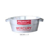 マーキュリー バケツ 通販 ブリキバケツ 雑貨 おしゃれ MERCURY タブバケツ ブリキ スチール ガーデニング 花壇 寄せ植え 鉢カバー ガレージ カー用品 ゴミ箱 掃除用品