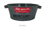 マーキュリー バケツ 通販 ブリキバケツ 雑貨 おしゃれ MERCURY タブバケツ ブリキ スチール ガーデニング 花壇 寄せ植え 鉢カバー ガレージ カー用品 ゴミ箱 掃除用品
