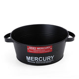 マーキュリー バケツ 通販 ブリキバケツ 雑貨 おしゃれ MERCURY タブバケツ ブリキ スチール ガーデニング 花壇 寄せ植え 鉢カバー ガレージ カー用品 ゴミ箱 掃除用品