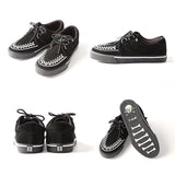 TUK ラバーソール 通販 T.U.K ティーユーケー D-Ring Sneaker 厚底靴 厚底シューズ レースアップシューズ 厚底 革靴 革 靴 シューズ レザーシューズ UK パンク ロック ロカビリー モッズ