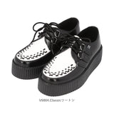 TUK ラバーソール 通販 T.U.K ティーユーケー Viva Mondo Creeper 厚底靴 厚底シューズ レースアップシューズ 厚底 革靴 革 靴 シューズ レザーシューズ UK パンク ロック ロカビリー