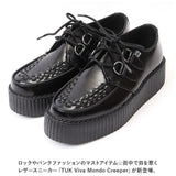 TUK ラバーソール 通販 T.U.K ティーユーケー Viva Mondo Creeper 厚底靴 厚底シューズ レースアップシューズ 厚底 革靴 革 靴 シューズ レザーシューズ UK パンク ロック ロカビリー