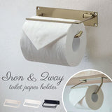 トイレットペーパーホルダー アイアン 通販 2way おしゃれ トイレットペーパー ホルダー 1個用 シングル 壁付け 天付け シンプル 無機質 デザイン かっこいい 男前 POSH LIVING