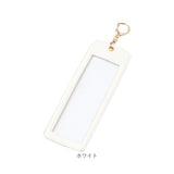 フォトキーホルダー 推し活 通販 キーホルダー フォト 銀テープ ホルダー キーリング キーチャーム おしゃれ 推しカラー 推し活グッズ 4カットフォトキーホルダー TX-0013 推し色