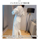 ワンピース 秋冬 きれいめ 通販 ワンピ ロングワンピース ロングワンピ ロング丈 フレア袖ワンピース レディース 体型カバー カジュアル ポンチ素材 おしゃれ お洒落 大人可愛い 上品