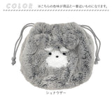 アニマル 巾着 通販 アニマル巾着 ポーチ フェイスポーチ アニマルポーチ 化粧ポーチ 小物入れ ミニポーチ 持ち運び マルチホ゜ーチ 巾着袋 可愛い おしゃれ アクセサリー 化粧品 大人