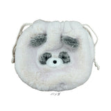 アニマル 巾着 通販 アニマル巾着 ポーチ フェイスポーチ アニマルポーチ 化粧ポーチ 小物入れ ミニポーチ 持ち運び マルチホ゜ーチ 巾着袋 可愛い おしゃれ アクセサリー 化粧品 大人