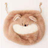 アニマル 巾着 通販 アニマル巾着 ポーチ フェイスポーチ アニマルポーチ 化粧ポーチ 小物入れ ミニポーチ 持ち運び マルチホ゜ーチ 巾着袋 可愛い おしゃれ アクセサリー 化粧品 大人