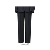 URBAN SQUARE パンツ 66385 通販 アーバンスクエア トラウザーパンツ スラックス 長ズボン ロングパンツ メンズ 裏起毛 秋冬 通勤 シンプル 無地 ビジネスカジュアル オフィスカジュアル
