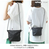 ユナイテッドアスレ バッグ 1420 通販 United Athle 1420-01 ショルダーバッグ サコッシュ ミニショルダー メンズ レディース 小さめ 軽量 軽い 斜めがけ ナイロン リップストップ