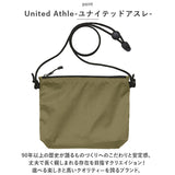 ユナイテッドアスレ バッグ 1420 通販 United Athle 1420-01 ショルダーバッグ サコッシュ ミニショルダー メンズ レディース 小さめ 軽量 軽い 斜めがけ ナイロン リップストップ