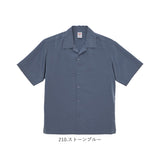 ユナイテッドアスレ オープンカラーシャツ 通販 United Athle 1785-01 シャツ 半袖シャツ 開襟シャツ メンズ 半袖 無地 シンプル シルキー カジュアル ユニフォーム レディース 男女兼用