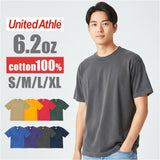 ユナイテッドアスレ 6.2オンス Tシャツ 通販 united athle 6.2OZ カットソー tシャツ 半袖 天竺編み 綿100% メンズ 紳士 男性 男子 夏 春夏 カジュアル 無地 シンプル コットン 100%