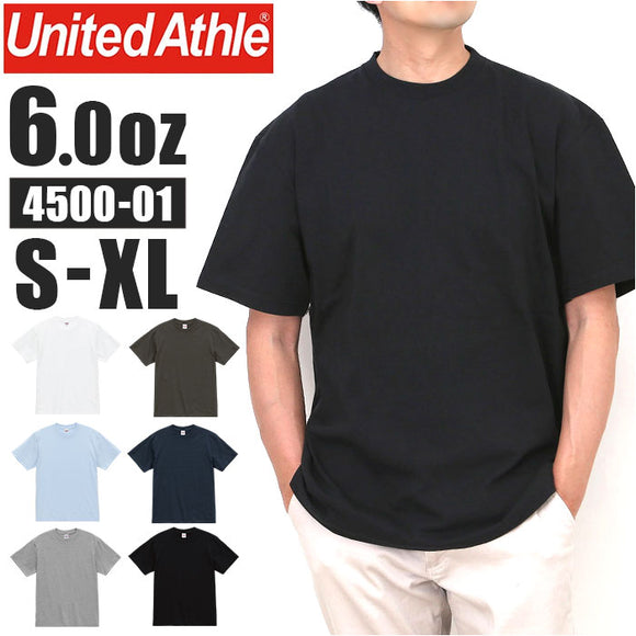UnitedAthle ユナイテッドアスレ Tシャツ 半袖 通販 半袖Tシャツ tシャツ 半袖tシャツ 半袖シャツ シャツ 無地Tシャツ カジュアルシャツ 丈夫 タイト ヘヴィーウェイト カジュアル メンズ