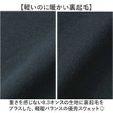 スウェットメンズ 通販 トレーナーメンズ ラグランスリーブ ユナイテッドアスレ クルーネックスウェット 無地スウェット 裏パイルスウェット ルームウェアメンズ トレーナー