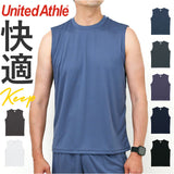UnitedAthle ユナイテッドアスレ タンクトップ ノースリーブ 通販 スリーブレスシャツ シャツ ドライシャツ スリーブレス スポーツ 動きやすい スタイリッシュ 通気性 ドライ 吸水 速乾