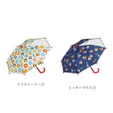 傘 子供用 通販 35cm 透明窓付き キッズ 身長85～95cm 長傘 軽量 丈夫 反射テープ付き 子ども傘 子供用 幼稚園　保育園 キャラクター  2～3.5歳 ディズニー Disney
