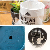 植木鉢 プラスチック おしゃれ 6号 通販 鉢カバー 6号鉢 プランター プランターカバー 植木 ポット 鉢植え アーバンプランツポット 軽量 軽い 丈夫 観葉植物 鉢 受け皿付き 底穴あり PLUS