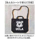 トートバッグ メンズ カジュアル 通販 UCLA ユーシーエルエー 2WAYトートバッグ ショルダーバッグ 斜め掛けバッグ 肩掛け キャンバスバッグ おしゃれ ユニセックス かわいい 通学