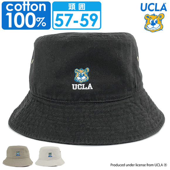 UCLA ユーシーエルエー 帽子 バケットハット 通販 バケット ハット ぼうし サファリハット BUCKET HAT メンズ レディース 男女兼用 ユニセックス シンプル カジュアル ロゴ プリント