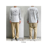 長袖Tシャツ メンズ 綿 通販 UCLA ユーシーエルエー メンズ長袖Tシャツ オーバーサイズ ロングＴシャツ Ｔシャツ カットソー トップス 男性 女性 ゆったり おしゃれ かわいい シンプル
