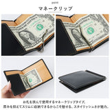 UNOFUKU ウノフク 財布 二つ折り 通販 札入れ 二つ折り財布 紙幣 お札 カード 3枚 マネークリップ 牛革 収納 スマート レザー イタリアン シンプル デザイン ビジネス Re:Credo レクレド